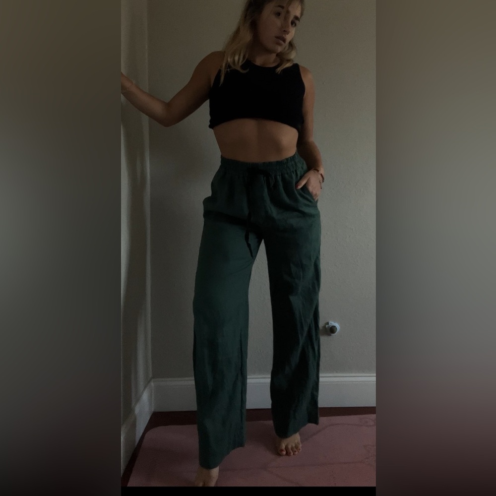 Linen pants Zara